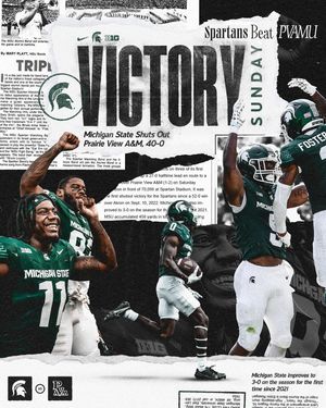 Image post by @msu_football on Instagram