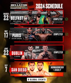 Image post by @BellatorMMA on Twitter/X