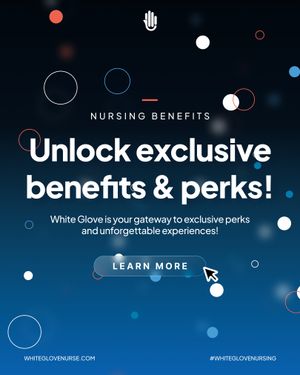 Image post by @whiteglovenursing on Instagram