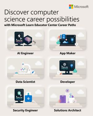 Image post by @MicrosoftEDU on Twitter/X