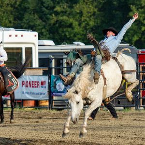 Image post by @cloverdalerodeo on Instagram