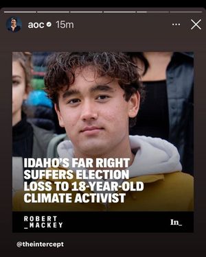 Image post by @babevote on Instagram