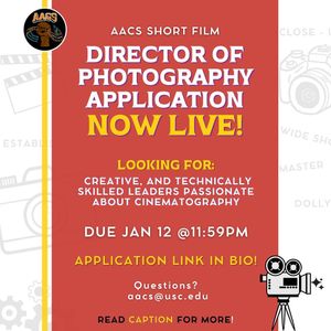 Image post by @uscaacs on Instagram
