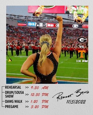 Image post by @ugaredcoatband on Instagram