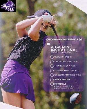 Image post by @ACU_WGolf on Twitter/X