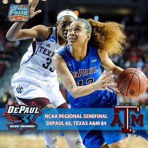 Image post by @DePaulBlueDemons on Facebook