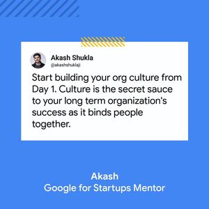 Image post by @googleforstartups on Instagram