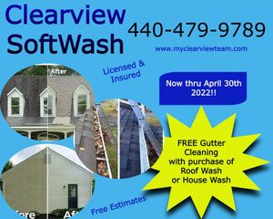 Image post by @clearviewsoftwash.oh on Facebook