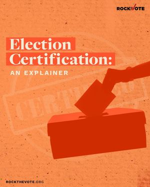 Image post by @rockthevote on Instagram