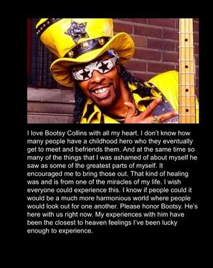 Image post by @bootsy_collins on Instagram