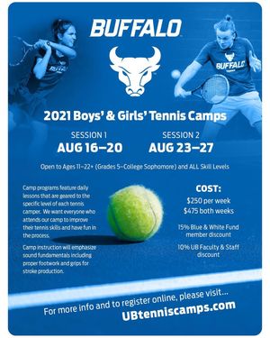 Image post by @ubwomenstennis on Instagram