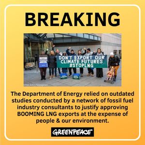 Image post by @greenpeaceusa on Instagram
