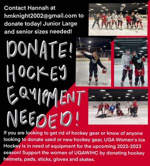 Image post by @ugawhockey on Instagram