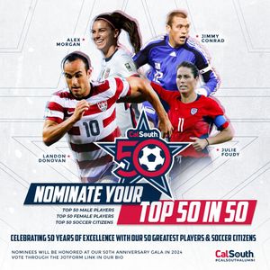 Image post by @calsouthsoccer on Instagram