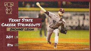 Image post by @texasstatebaseball on Instagram