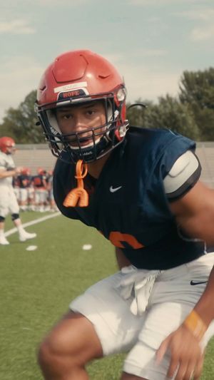 Video post by @hopecollegefootball on Facebook