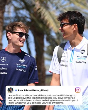 Image post by @f1 on Instagram