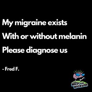Image post by @milesformigraine on Instagram