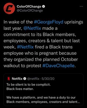 Image post by @colorofchange on Instagram