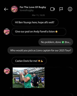 Image post by @britishandirishlions on Instagram