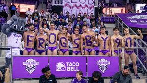 Image post by @TCUswimdive on Twitter/X