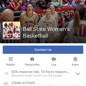 Image post by @ballstatewbb on Instagram