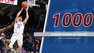 Image post by @DePaulHoops on Twitter/X