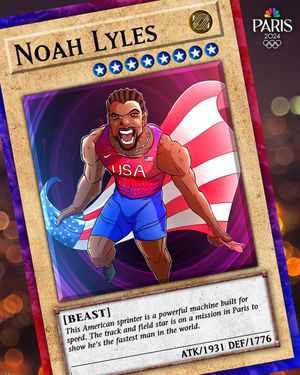 Image post by @NBCOlympics on Twitter/X