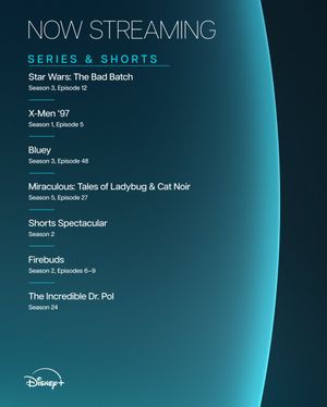 Image post by @DisneyPlus on Twitter/X