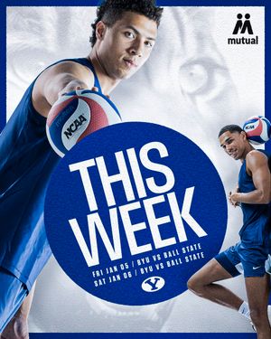 Image post by @BYUmvolleyball on Twitter/X