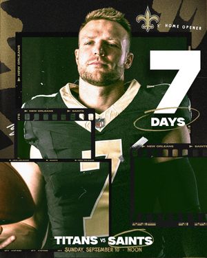 Image post by @Saints on Twitter/X