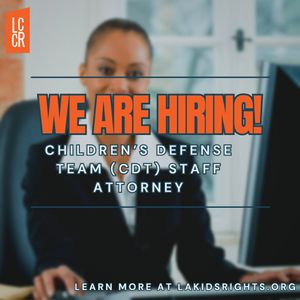Image post by @lakidsrights on Instagram