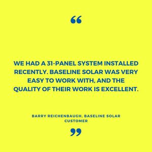 Image post by @baselinesolarsolutions on Instagram