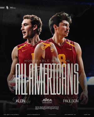 Image post by @uscmensvolley on Instagram