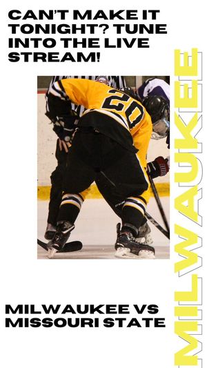 Image post by @clubhockeyuwm on Twitter