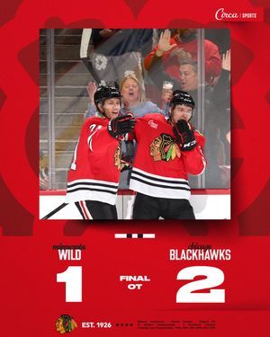 Image post by @NHLBlackhawks on Twitter