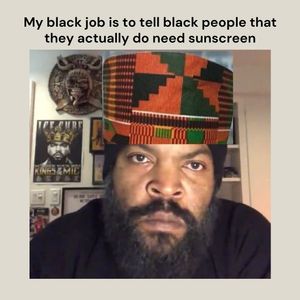 Image post by @blackgirlsunscreen on Instagram