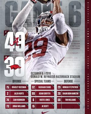 Image post by @alabamafbl on Instagram