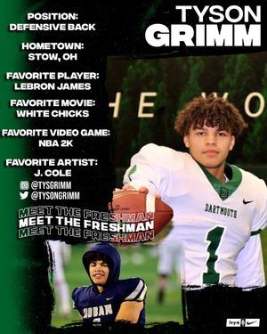 Image post by @dartmouthftbl on Twitter