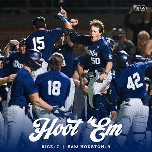 Image post by @RiceBaseball on Twitter