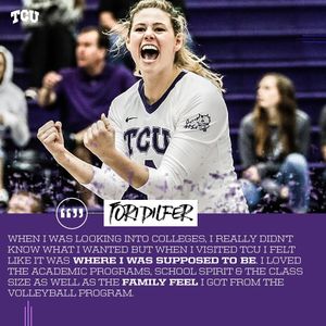 Image post by @tcuvolleyball on Instagram