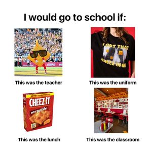 Image post by @cheezit on Instagram