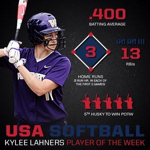 Image post by @uwsoftball on Instagram