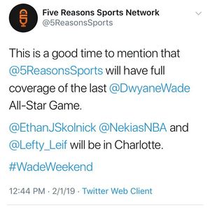 Image post by @5reasonssports on Instagram