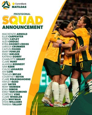 Image post by @TheMatildas on Twitter