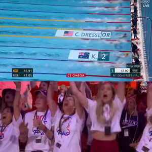 Image post by @NBCOlympics on Twitter