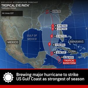 Image post by @accuweather on Twitter