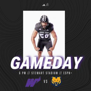 Image post by @weberstatefb on Instagram