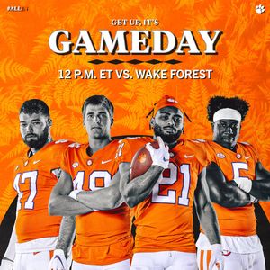 Image post by @ClemsonFB on Twitter
