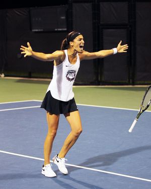 Image post by @ugawomenstennis on Instagram